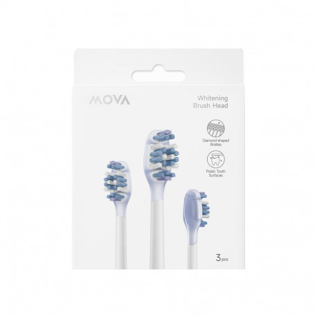 Replacement brush heads for the MOVA Fresh 20 and Sensus Fresh 10
