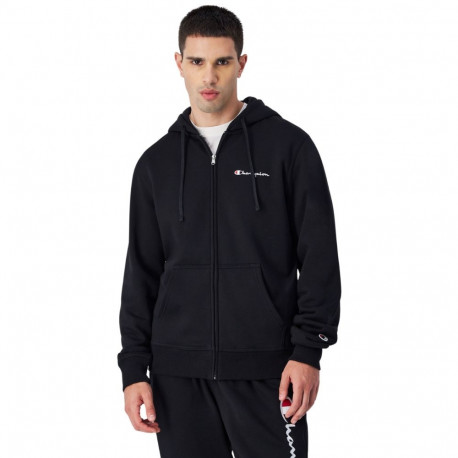 Bluza męska Champion Full Zip Hoodie czarna 220260 KK001