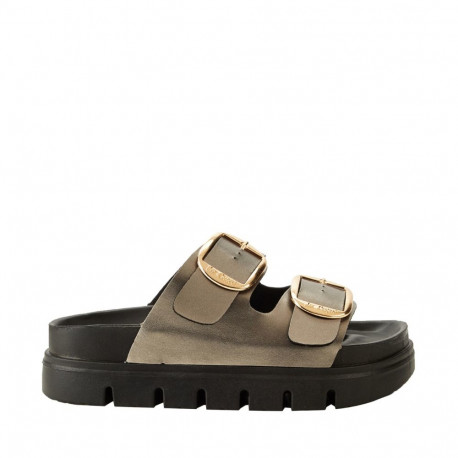 Klapki damskie Lee Cooper srebrne LCW-26-35-4461LA 41