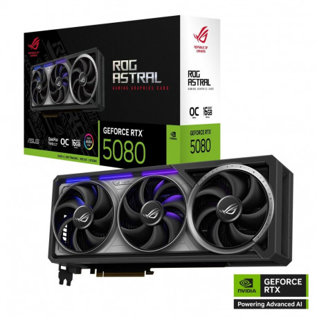ASUS ROG Astral - -RTX5080-O16G-GAMING NVIDIA GeForce RTX 5080 16 GB GDDR7