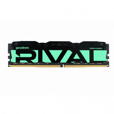 Rival Radiant PC mälu DDR4 16GB (1*16)/3200 CL16, roheline