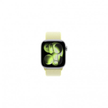 Apple MFFF4ZM/A smart wearable accessory Band Yellow Nylon, Recycled polyester, Spandex