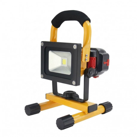 Synergy 21 LED akuga ehitusprožektor 10W kollane/külmvalge slider