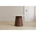 Söögilaud LANZO Ø120 cm, beež/mocca