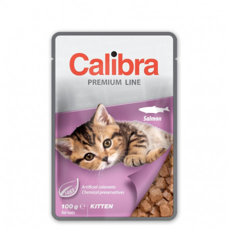 Calibra Premium Kitten Salmon wet food for kittens 100g