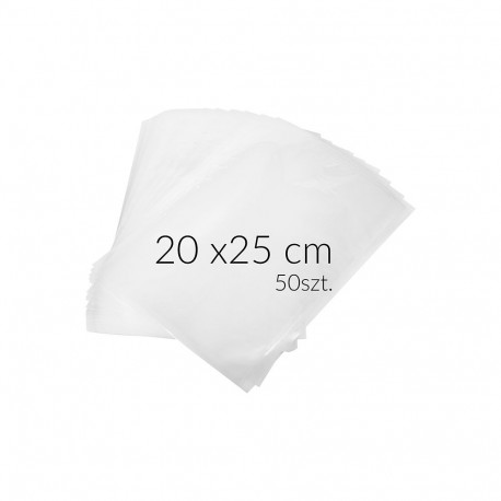 44-441# Worki do żywności 20x25 50szt