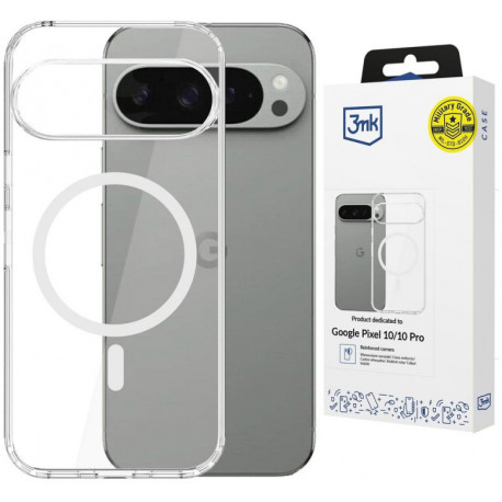 3mk kaitseümbris Armor MagCase Google Pixel 10 Pro, läbipaistev
