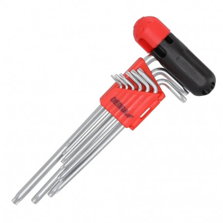 Klucze torx crv, 9szt.