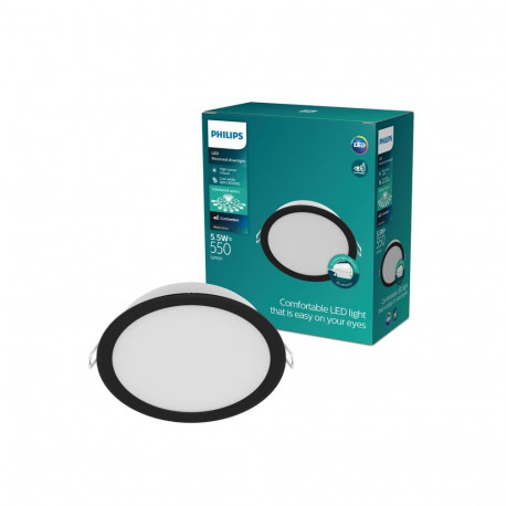 RECESSED LIGHT MESON 080 5.5W 40K BLACK