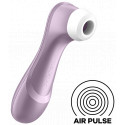 Satisfyer õhuimpulssvibraator Pro 2 Generation 2, lilla