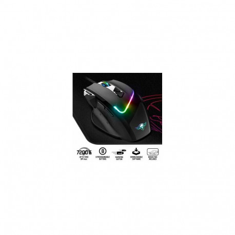 Spirit Of Gamer PRO-M3 Gaming Mouse + Mouse Pad Black