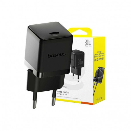 Baseus Palm 30W USB-C Wall Charger - Black