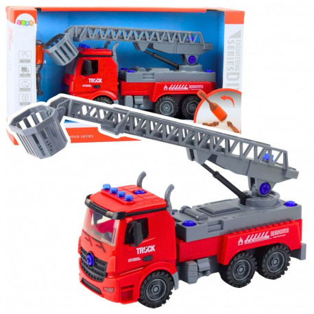 tulekustutusauto lahtivõetav DIY kruvikeeraja punane
