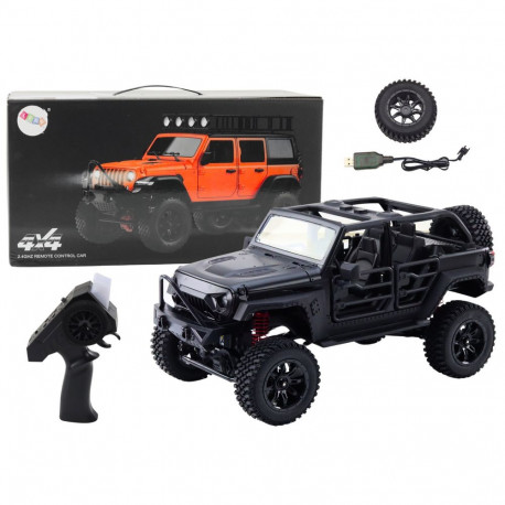 RC 2.4G 4x4 must kaugjuhitav maastikuauto