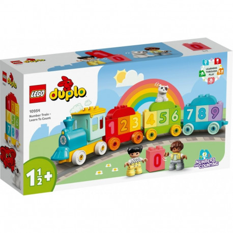 Klocki duplo 10954 pociąg z cyferkami - nauka liczenia