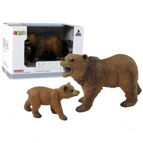 komplekt 2 figuuri pruunkaru pojaga