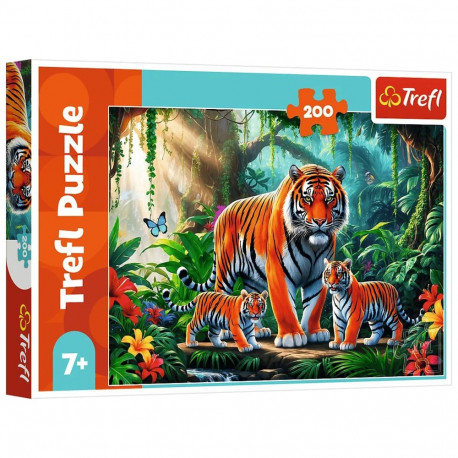Puzzle - 200 - tiigri kombed - Trefl 13330