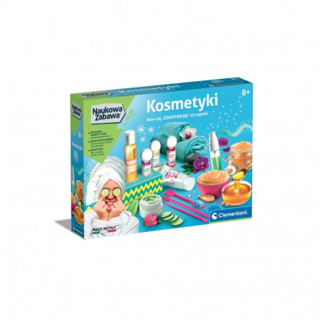 Naukowa Zabawa Laboratorium Kosmetyków Krem Sól do Kąpieli Kosmetyki Język Polski Clementoni 50891