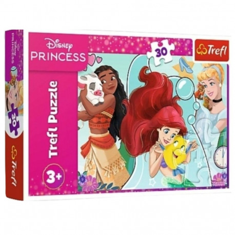 Puzzle - 30 - ilusad ja julged - Disney Princess - Trefl 18323