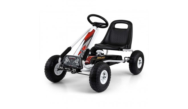 Thor pedaalidega gokart, valge