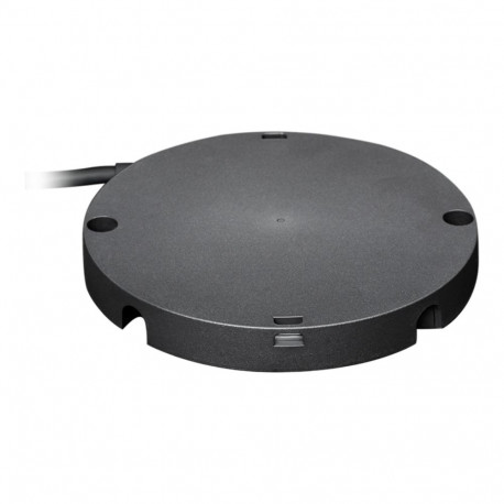 Microphone Hub - Logitech Rally Mic Pod Hub, 3 Connections, Flexible Placement, Black