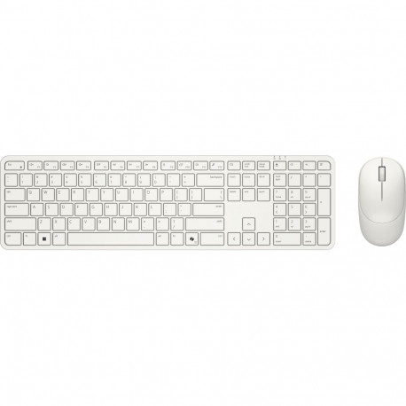 Keyboard and Mouse Set - Dell Pro 5 KM526 Wireless QWERTY Layout with Numeric Keypad, White