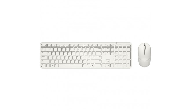 Keyboard and Mouse Set - Dell Pro 5 KM526 Wireless QWERTY Layout with Numeric Keypad, White