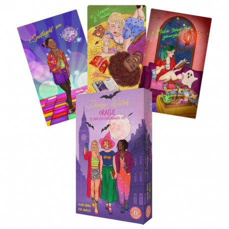 Oracle Card Deck - Daily Witch Oracle Cards 32 Cards And Guide 12.5 x 7.3 x 1.8 cm