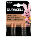 Battery - Duracell Basic LR03/AAA Alkaline Batteries, 4 pcs