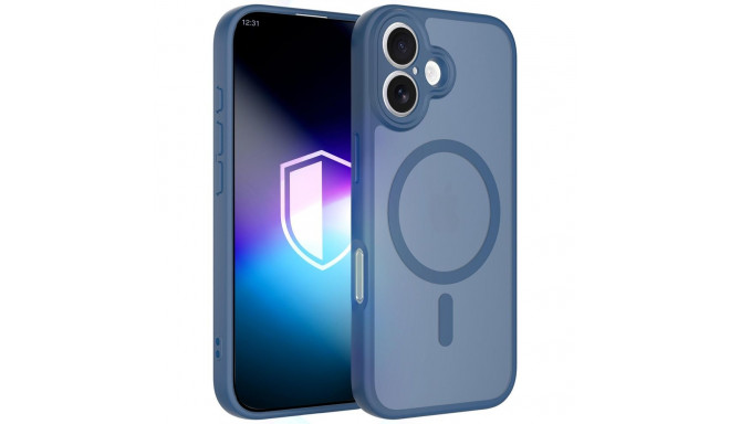 3mk Misty MagCase for iPhone 16 - blue