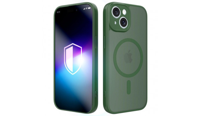 3mk Misty MagCase for iPhone 14 - green