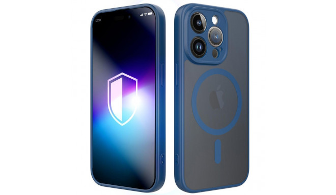 3mk Misty MagCase for iPhone 14 Pro - Blue