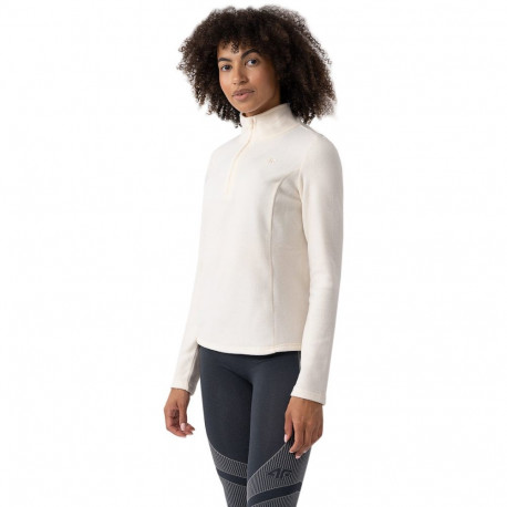 4F naiste fliis F031 4FAW23UFLEF031 12S, kreemjas