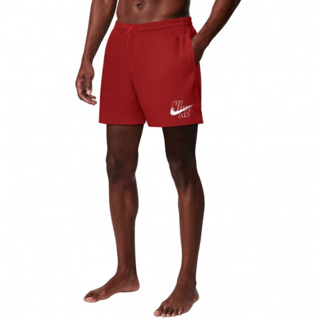 Nike ujumispüksid NESSG574 614 S logo lap 5" volley, punane