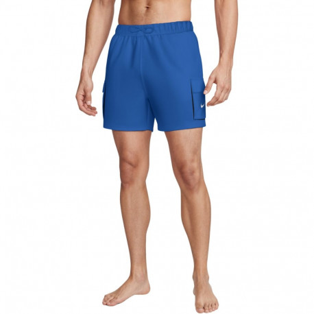 Spodenki kąpielowe Nike Voyage Solid Essenti Game niebieskie NESSG454 494 S