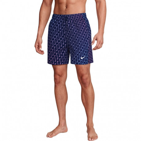 Nike ujuspüksid NESSG577 440 S Breaker Swoosh Link Midnig, tumesinine-roosa-lilla