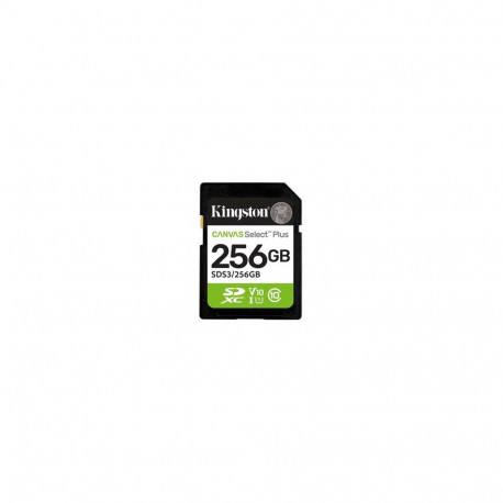 Kingston Technology mälukaart 256GB SDXC Canvas Select Plus Gen3 150MB/s C10 UHS-I U1 V10