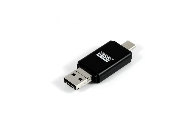 All-in-one 32GB mSD card reader USB-C microUSB