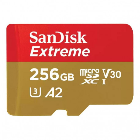 "CARD Sandisk Extreme MICROsdxc CARD 256 GB"