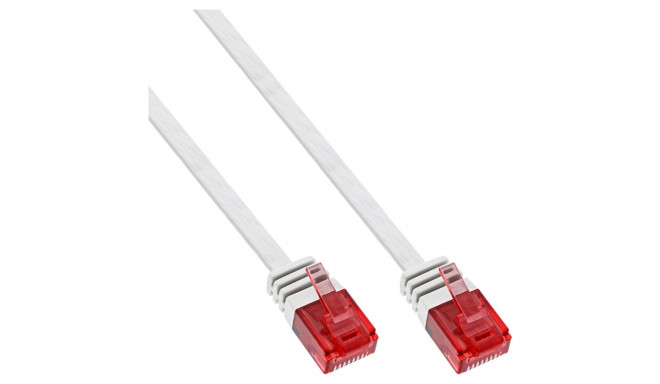 "Patchkabel flach U/UTP Cat6 weiß 2m"