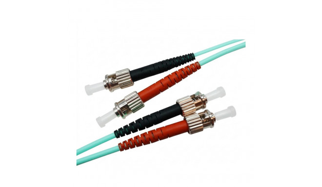 "EFB Duplex Patchkabel ST-ST OM3 0,5m LSZH 3mm aqua"
