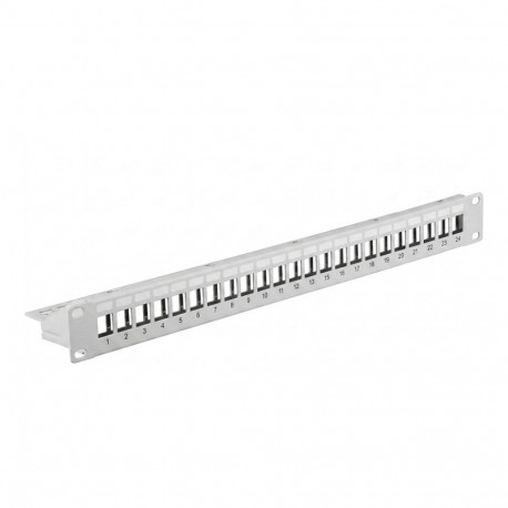 EFB jaotuspaneel 19" 1HE 24-Port, metallikarva