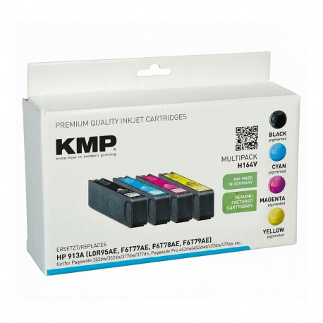 KMP tindipatroon HP NR.913A Multip.3000-3500 S. H164V hübriidkiip täidetud