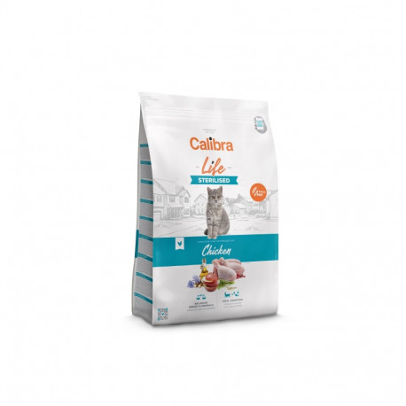 Calibra Life Sterilised Chicken cat food 1.5 kg