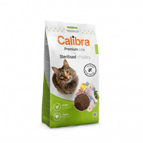 Calibra Premium Sterilised Poultry cat food 10kg