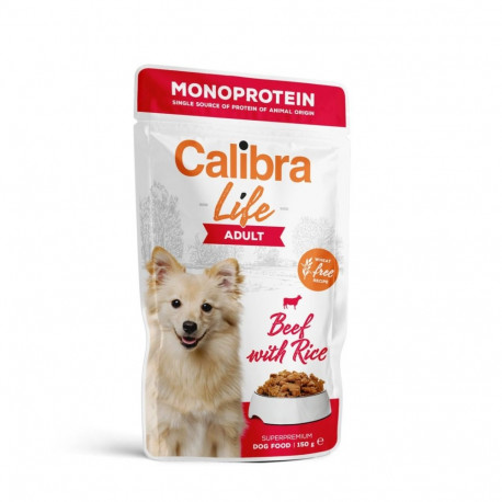 Calibra Life Adult Beef wet food for dogs 150g