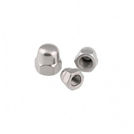 NUT DIN1587 M8 ZN 10PCS