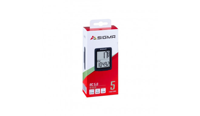 Bicycle Computer-Speedometer Sigma BC 5.0 Wired