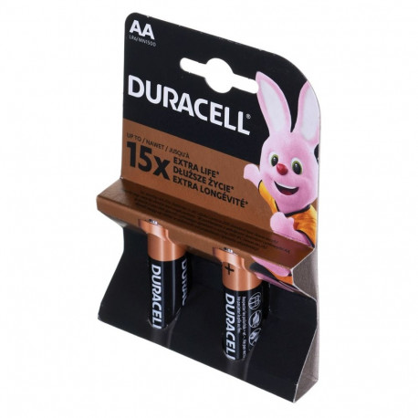 Batteries - Duracell Basic AA/LR6 K2 - Socket Plate 2 pcs.