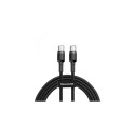 USB Cable - Baseus Cafule 1m, Black/grey